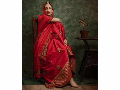 Yami Gautam’s red silk lehenga is a must-have for your bridal trousseau