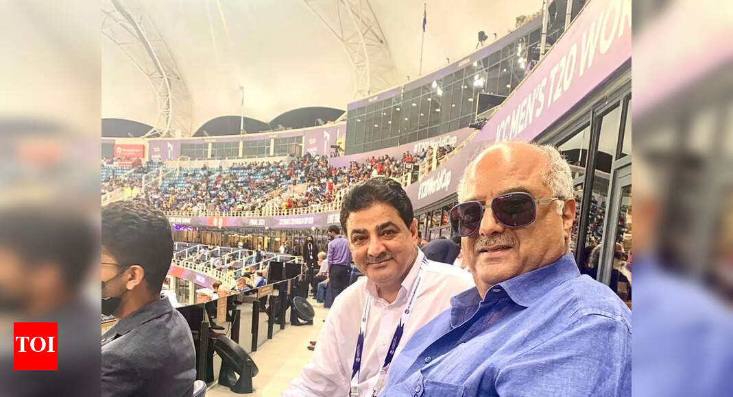 Boney Kapoor attending T20 WC final in Dubai