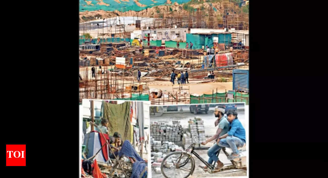 Delhi Construction ban adds to workers' unending woes Delhi News Times of India