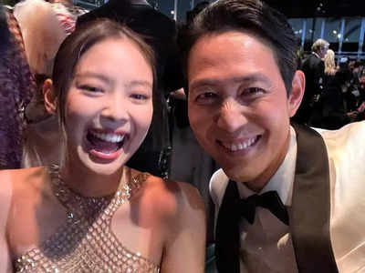 'Squid Game' star Lee Jung Jae shares a happy selfie with BLACKPINK's Jennie and fans can't keep calm because of THIS interesting fact