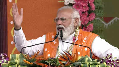 PM Modi accuses Congress of looting the resources of tribals - The