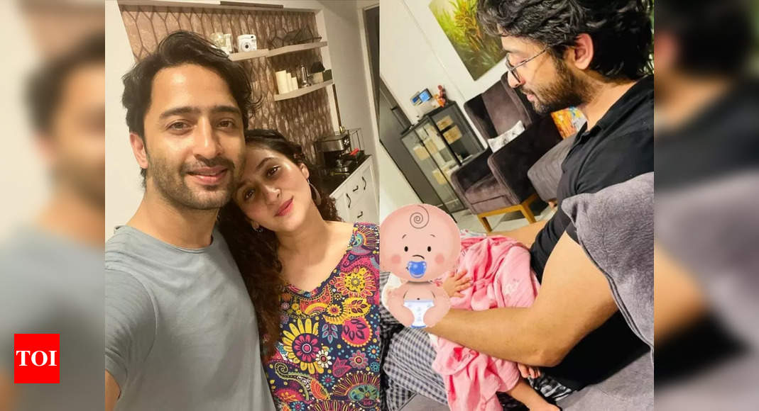 Shaheer Sheikh's wife Ruchikaa gives first peak of the actor with his ...