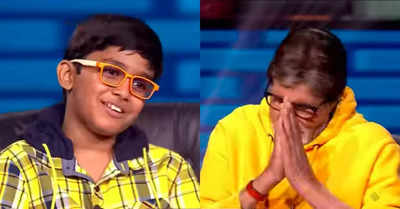 KBC 13: Young contestant asks Big B if he cleans the fans of his house since he is too tall; his questions make the superstar say 'yeh hamara pol khol dega'