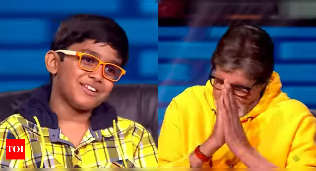 KBC 13: Young Contestant Asks Big B If He Cleans The Fans Of His House ...