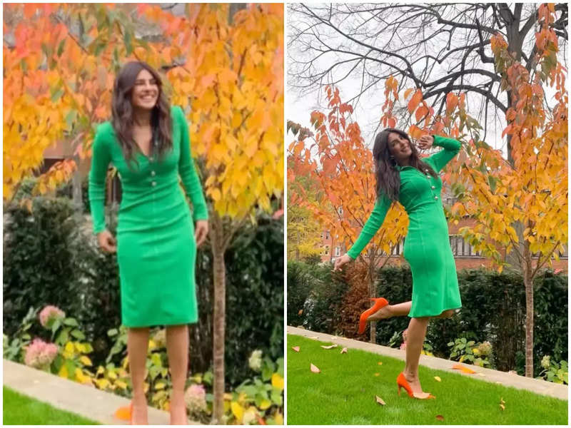 Priyanka Chopra is a bundle of happiness enjoying fall in London