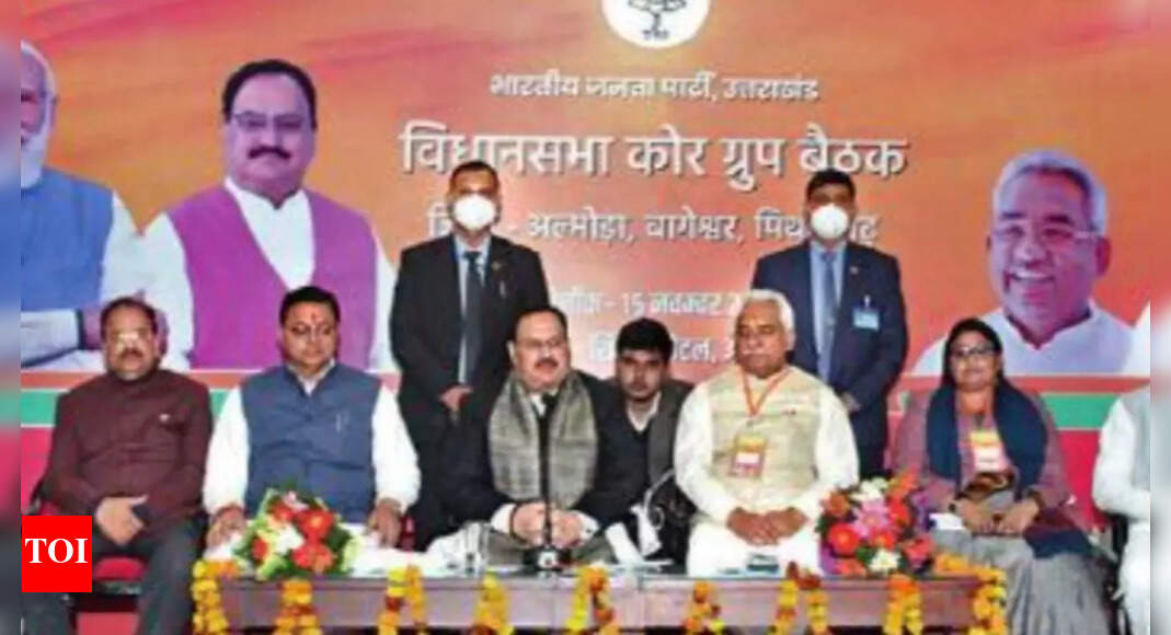 BJP president JP Nadda on 2-day visit to Uttarakhand ahead of polls ...