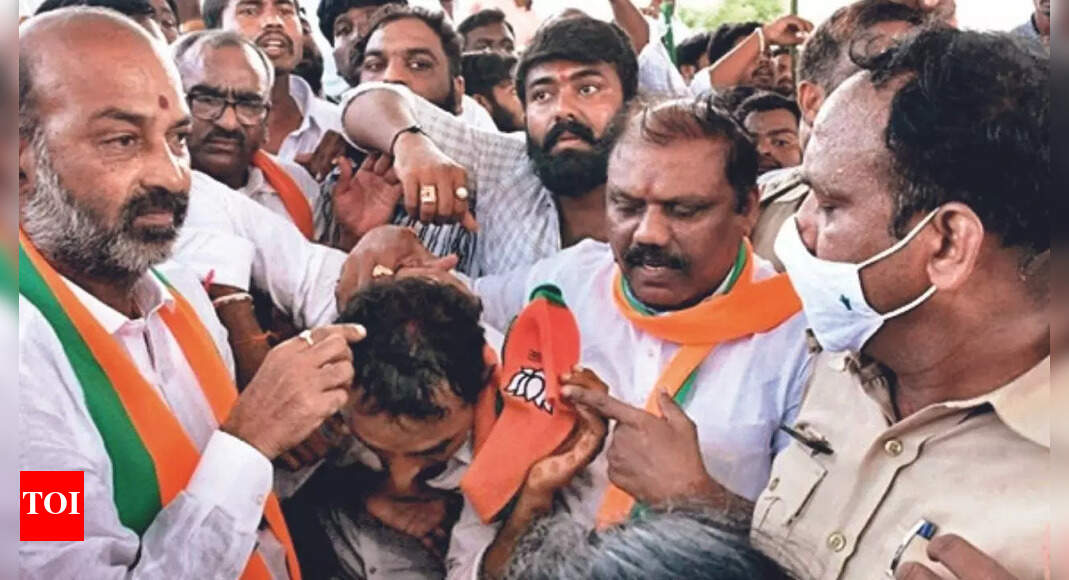 Suryapet on the boil as clashes mar Bandi’s visit
