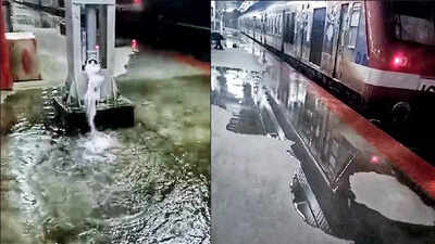 Bengaluru: Roof of Cantonment railway station leaks after rain ...