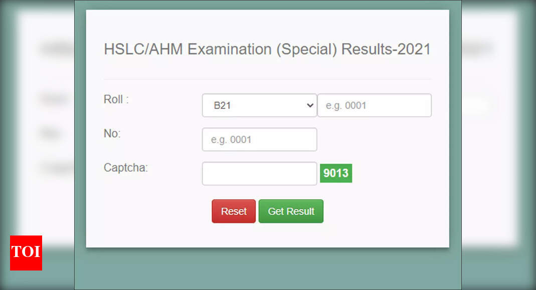 Assam SEBA HSLC AHM Special Exam Result 2021 Declared Check Here 
