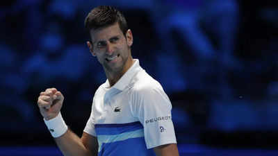 Djokovic reaches ATP Finals semis by thrashing Andrey Rublev