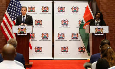 Blinken opens his 1st official visit to Africa in Kenya, seeks preservation of democracy in region