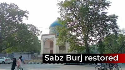 Delhi: 16th-century Sabz Burj restored to its past glory in four-year effort