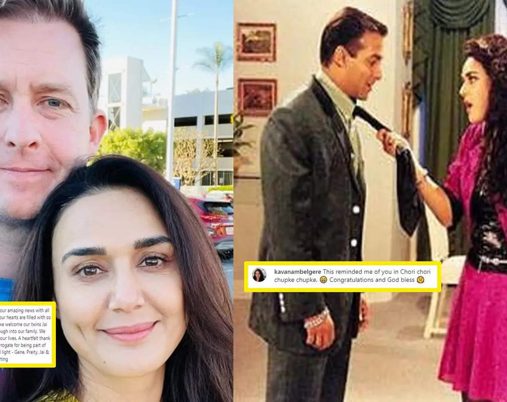 
Preity Zinta welcomes twins with husband Gene Goodenough through surrogacy, fan says 'This reminds me of you in Chori Chori Chupke Chupke'
