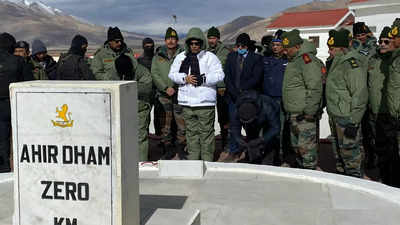 Rajnath Singh inaugurates revamped war memorial in eastern Ladakh