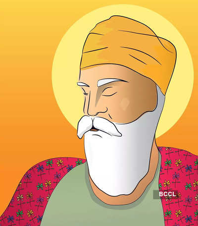 Happy Guru Nanak Jayanti Background Stock Vector - Illustration of prayer,  editable: 63193725