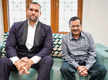 
Impressed with AAP's work in Delhi, says WWE star Great Khali while meeting CM Arvind Kejriwal
