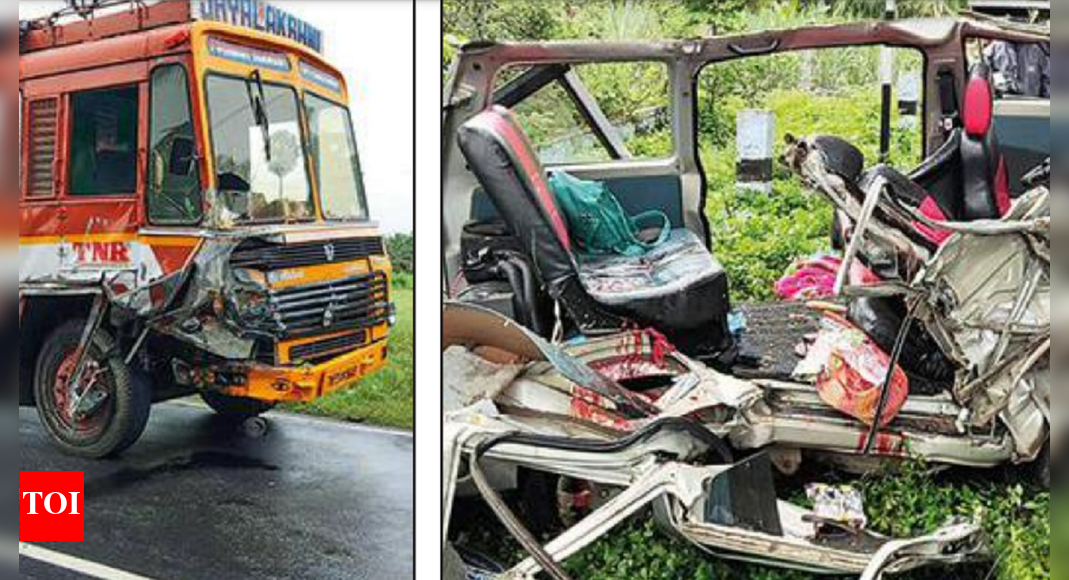 Tamil Nadu: Five killed as truck collides with van near Parappalayam ...