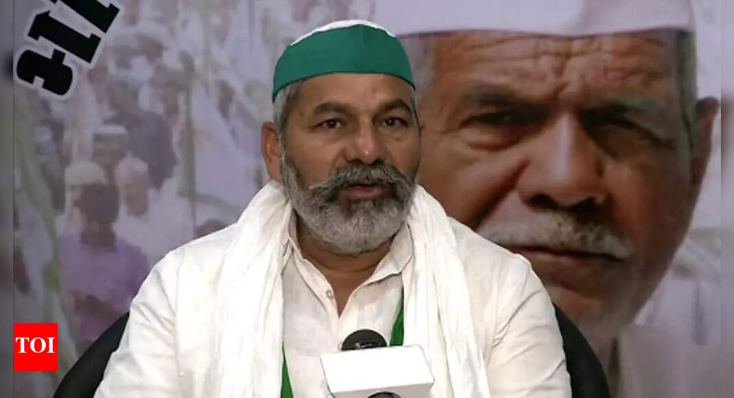 Protest will end when farm laws repealed in Parliament: Rakesh Tikait