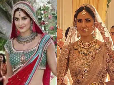 Every time Katrina Kaif stunned us as a bride