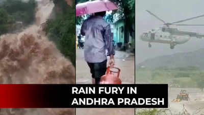 Andhra Pradesh: Tirupati witnesses rain fury, people stuck in floods, rescue operations continue