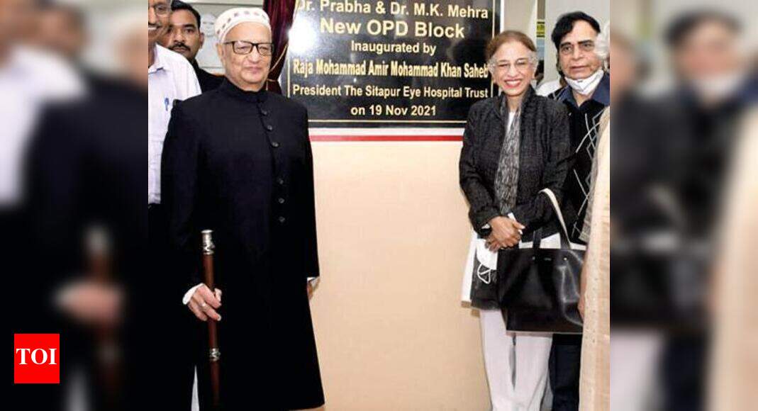 Sitapur hosp gets eye care initiative Lucknow News Times of India