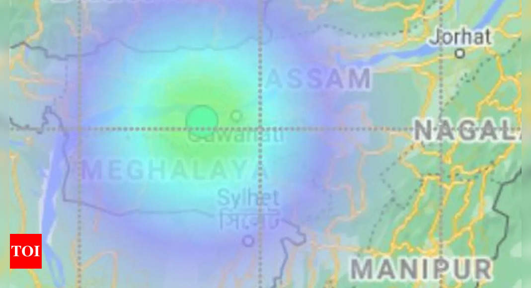 Magnitude 4.1 earthquake hits Guwahati Guwahati News Times of India