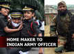 
Jyoti Nainwal, wife of Kulgam martyr and mother of two joins Indian army as officer
