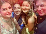 Alia Bhatt, Vaani Kapoor, Bhumi Pednekar, Raveena Tandon grace Anushka Ranjan and Aditya Seal's sangeet ceremony; pictures go viral