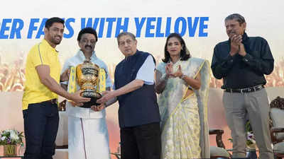 MS Dhoni's Chennai Super Kings celebrate IPL 2021 victory with Tamil Nadu CM Stalin