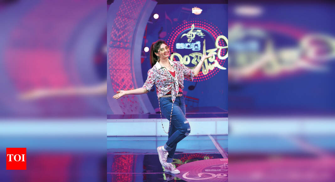 Surbhi conquers Kannada for sakath Sandalwood debut | Kannada Movie ...