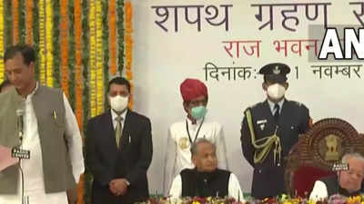 Rajasthan cabinet reshuffle: 11 ministers, 4 MoS take oath