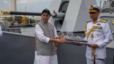 Some nations weakening law of sea: Rajnath Singh in China dig