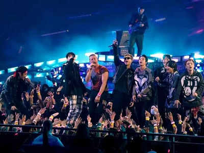 BTS and Coldplay light up American Music Awards stage with first ever joint performance of 'My Universe' - WATCH