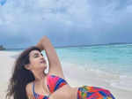 Shiny Doshi and hubby Lavesh’s throwback honeymoon pictures from Maldives are all about relaxing by the beach in style!