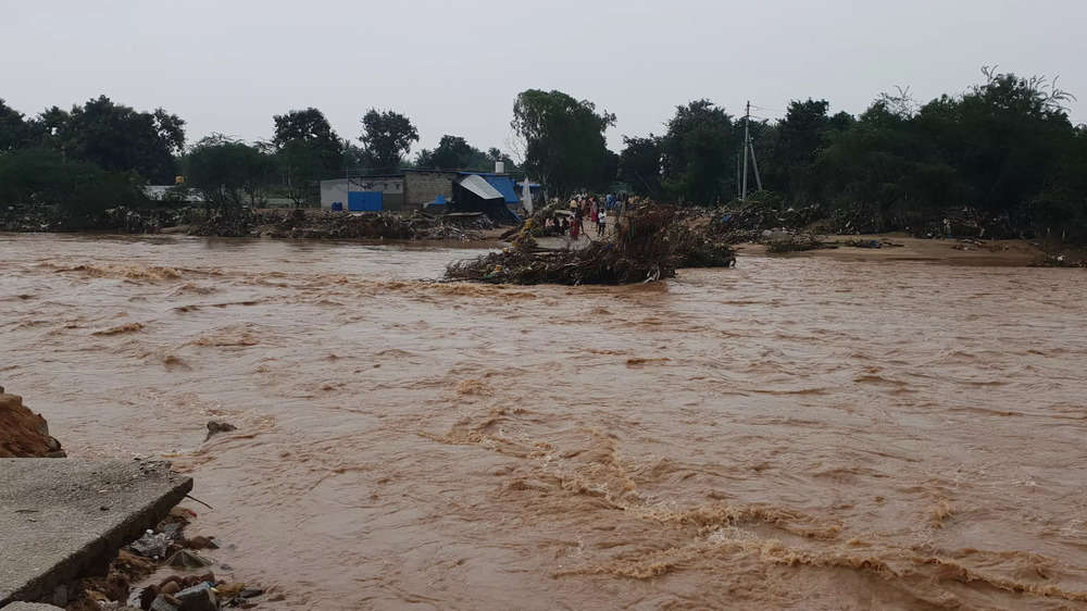Photos: Flood situation grim, Tirupati remains cut off