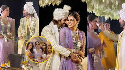 Inside Anushka Ranjan-Aditya Seal's wedding ceremony, Aditya wipes wifey Anushka's tears in viral video