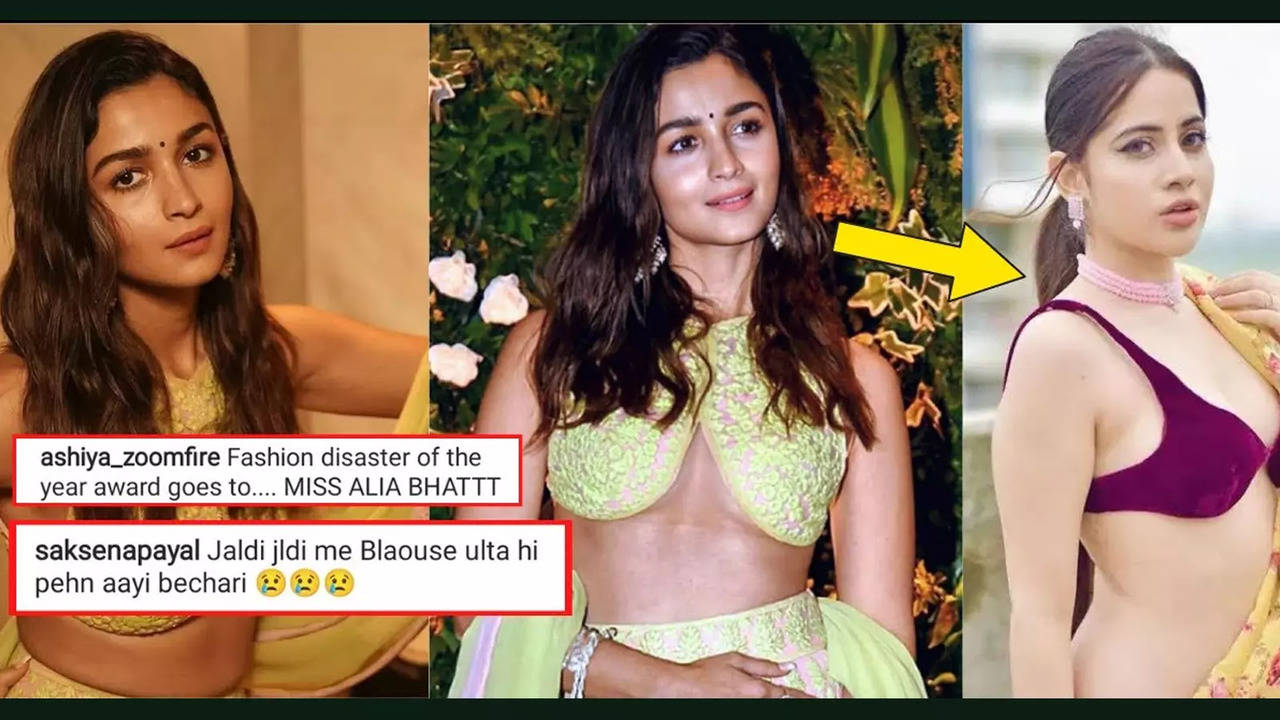 1280px x 720px - Alia Bhatt trolled for her bold traditional blouse, gets compared to 'Bigg  Boss OTT' fame Urfi Javed | Hindi Movie News - Bollywood - Times of India