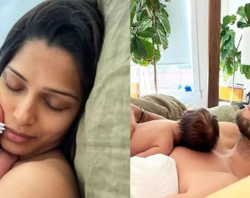 
Freida Pinto and husband Cory Tran welcome a baby boy, couple shares first glimpse of the newborn
