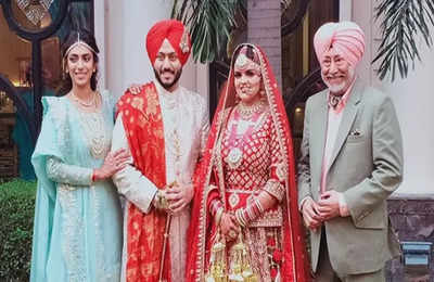 Jaswinder Bhalla's son Pukhraj gets married