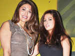 Riya Sen snapped with Neha Oberoi