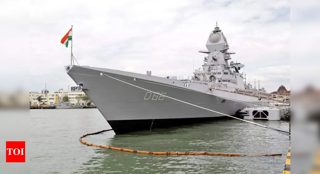 INS Visakhapatnam, P15B Missile Destroyer Commissioned Into Indian Navy