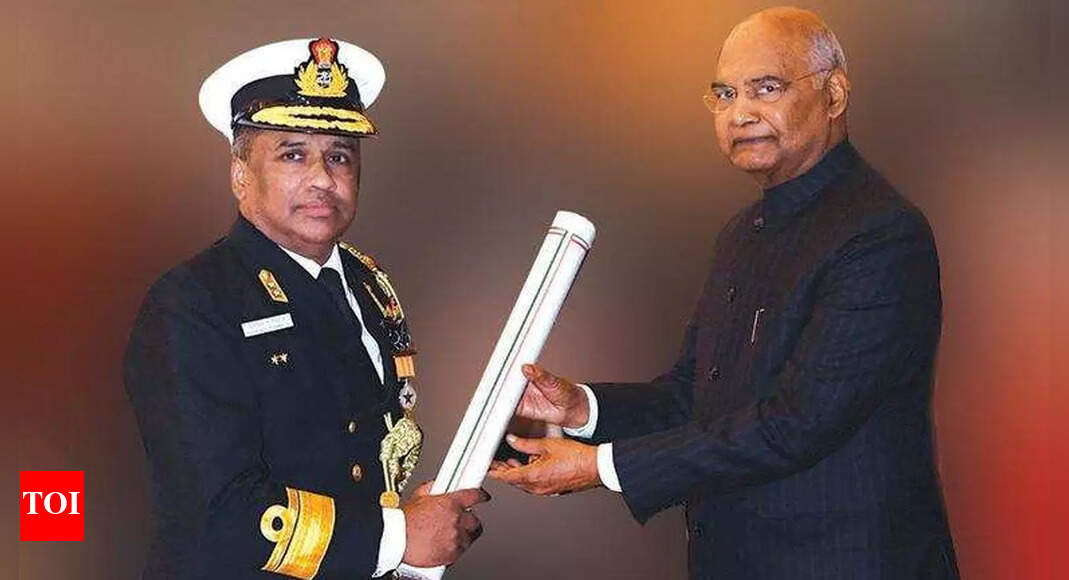 Goa Naval head awarded Ati Vishisht Seva Medal | Goa News - Times of India
