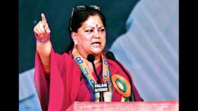 Rajasthan ex-CM Vasundhara Raje to begin 4-day Mewar, Merwara yatra ...