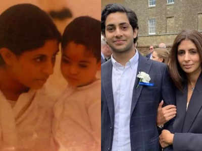 Shweta Bachchan shares unseen pictures with son Agastya on his birthday; check them out