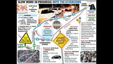 Brace for traffic chaos: Cops give nod to shut 6 roads for infra works