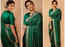#PachchaiNirame: Keerthy Suresh looks refreshing in an elegant green saree