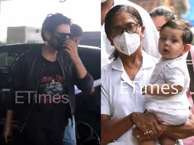 ETimes Paparazzi Diaries: Kartik Aaryan jets off to Delhi for 'Shehzada' shoot; Jeh Ali Khan gets snapped in Bandra