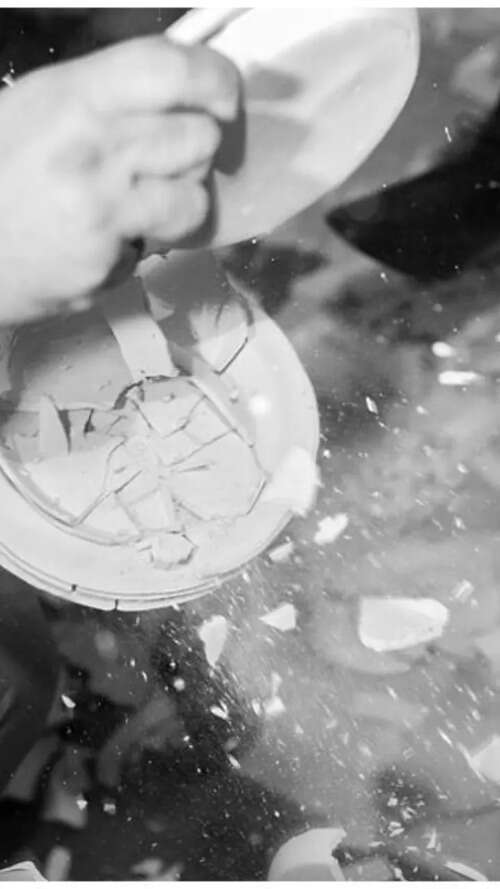 Greek Traditions Breaking Plates