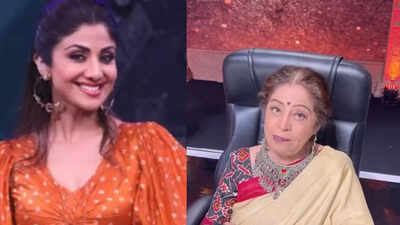Kirron Kher back on 'India's Got Talent' post-cancer treatment, Shilpa Shetty shares a hilarious BTS clip