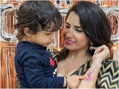Taarak Mehta actress Priya Ahuja gets her son's name tattooed on her hand as a birthday gift
